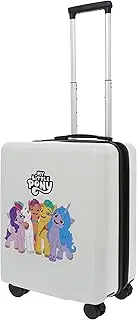 My Little Pony 22.5 Inch Carry On Luggage, Hardshell Rolling Suitcase with Spinner Wheels, White, White, 22.5 Inch, Ful My Little Pony 22.5 Inch Carry on Luggage, Hardshell Rolling Suitcase with