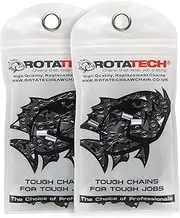 x2 (Two) Genuine 14" Rotatech Professional Chainsaw Saw Chain Fits Echo, Einhell, McCulloch, B&Q, Black & Decker, Bosch, Dolmar, Efco, Hitachi, Ryobi RCS3335