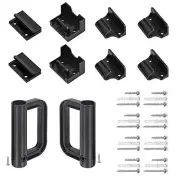 Retractable Baby Gate Hardware Retractable Dog Gate Full Set Wall Mounting Ac...
