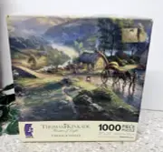 2009 Thomas Kinkade Jigsaw Puzzle = Emerald Valley = New & Factory Sealed 1000pc