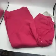 Allyson Whitmore Womens Capri Size 12 Petite Pink 95% Cotton Made in Indonesia