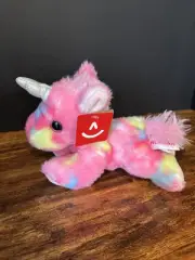 New Aurora Bright Fancies Jellyroll Unicorn 7" #16700 Stuffed Animal Plush Toy