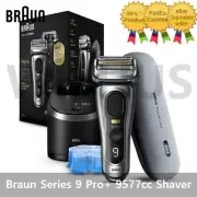 Braun Series 9 Pro+ 9577cc Electric Shaver with PowerCase Wet & Dry - Tracking