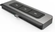 HyperDrive 6-in-1 USB C Hub for iPad with Media Controls, HDMI, USB-C 60W Power