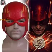The Flash Mask Helmet Halloween Performance Full Face Latex Cosplay Gift Props