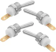 MERRYHAPY Metal Toggle Switch Emergency Stop for Chainsaws Kill Switch Lever Ignition Key Covers Electric Drill Marine