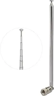 [Bingfu] 7-Sections Telescopic FM Antenna Compatible with Denon Pioneer Onkyo Yamaha Marantz Indoor Radio Bluetooth Stereo Receiver AV Audio Vedio Home Theater Receiver Power Amplifier System Tuner Telescopic FM Antenna