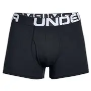 Under Armour Mens Charged Cotton 3-inch Underwear 3 Pack - Black