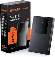 [Tenda] MF3 4G Mobile WiFi 6 Router, Nano SIM Compatible with 100+ Countries, AX300 Wi-Fi 6 Portable Hotspot, 2100mAh Battery, USB-C Port, Plug and Play, WPA3, 4G Modem, Mini Size