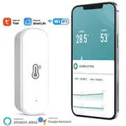 10x Tuya Smart Wifi Temperature Humidity Sensor Monitor For Alexa Google Home De 3pcs