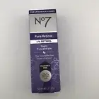 No7 Pure Retinol 1% Retinol Night Concentrate 1 oz NEW Fragrance Free