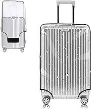 [Yotako] Clear PVC Suitcase Cover Protectors 24 28 30 Inch Luggage Cover for Wheeled Suitcase
