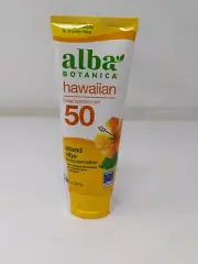 Alba Botanica Sunscreen Lotion, SPF 50, Island Vibe, 3 Oz