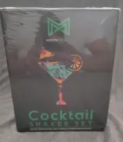 Modern Mixology Bartender Cocktail Tools Shaker Stand Set.