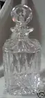 DOULTON INTERNATIONAL CRYSTAL "SQUARE SPIRIT DECANTER" MINT NO BOX