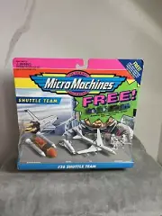 Vintage 1995 Micro Machines #36 Shuttle Team 4 FREE Micro MINIS Sealed Rare New
