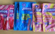 JoyRide Variety Bundle- 6x 3.5oz Each-Blue Raspberry-Cherry Ropes-Pink Lemonade.