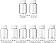 Gatuida 4sets Storage Container Bottles Flat Water Bottle Liquid Refillable Cosmetic Containers Leak Collapsible Water Bottle Travel Reusable Bottle Caps Travel Containers Pp 12pcs*4