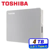 在飛比找PChome24h購物優惠-TOSHIBA Canvio Flex 4TB 2.5吋行動