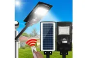 Leier 80 LED Solar Street Light 90W Flood Motion Sensor Remote Outdoor Wall Lamp