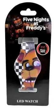 Five Nights At Freddy’s Accutime LED Watch Freddy Fazbear Checker 2016 New