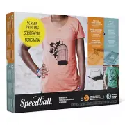 PrintPro Deluxe Screen Printing Kit - Complete with Screen, Squeegee, Ink, and D