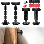 Rierousy Pack of 4 Thickened Anti Shake Spacers 30-110 mm, Adjustable Bed Spacer Wall, Headboard Stopper Spacer Wall, Bed Support Centre Beam for Beds, Sofas