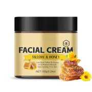 Tallow And Honeys Facial Cream Nourishing And Moisturising Daily Moisturizer Visiblys Smoothing Skin Anti-Aging Skin Care Kits PUW0992 Yellow