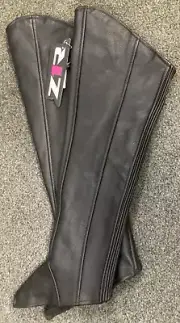 NEW GENUINE Z1R 2815-0092 Half Chaps Black Leather Women's SM/MD