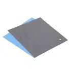 Silicone Trivet Mats 2pcs, Square Dots Dish Drying Mat - Light Blue, Deep Gray