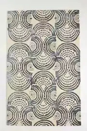 Customise Order Rugs Sanna Grey Hand Tufted Anthropologie Wool/Viscose Carpet