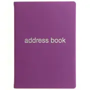 Dazzle Address Book A5 (Purple)