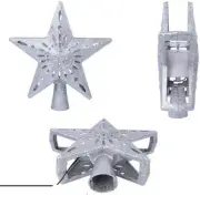 NNEOBA 3D Glitter Star Christmas Tree Topper with Rotating LED Snowflake Project