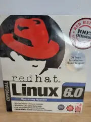 Vintage Red Hat Linux 6.0 Big Box Operating System GNOME PC Brand New Sealed