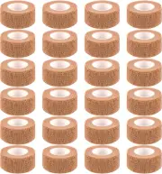 24pcs Self Adhesive Cohesive Wrap Bandage 1"X 5Yds First Aid Elastic Grip Tape