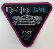Iron Maiden FUTURE PAST Tour Patch Purple Official Woven Patch Sew On SOLD OUT