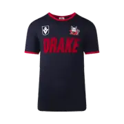 Melbourne Demons AFL FC2060S Mens Retro Throwback Short Sleeve Printed T Shirt