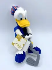-N NEW THE DISNEY STORE BEANIE BEAN BAG PLUSH DONALD DUCK GOLFER
