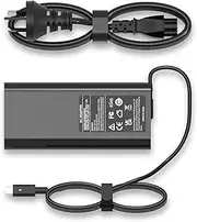 130W Slim FAST CHARGING USB C Type-C Laptop Charger Compatible with Lenovo, Dell XPS 15 17 9575 9500 9700 Precision 5530 5550 5750 3560 Latitude 7410 7310 7210 9410 9510 Asus ROG Gaming LG Gram & More