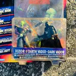 KENNER STAR WARS 星際大戰  西佐王子 & 黑武士 達斯維達 & 漫畫 超豪華吊卡玩具