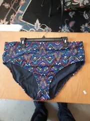Elomi Swim Aztec Bikini Bottoms Size US 14