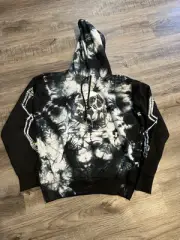 Diesel S-Alby-Y Tie Dye Skull Hoodie Hooded Sweatshirt - Medium - New With Tags