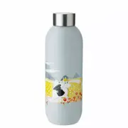 Stelton drinking bottle Keep Cool Moomin Soft Sky, stainless steel, plastic, ...