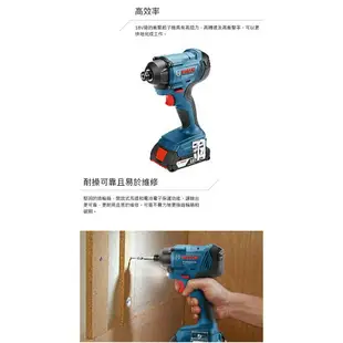 【台北益昌】德國 BOSCH 18V GDR 180-LI GDR180 鋰電 充電 衝擊起子機 電鑽