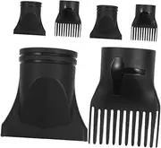 ROMISBABA Hair Dryer Nozzle Set 6 Pack Universal Diffuser Nozzles Hair Dryer Attachment for Quick Drying