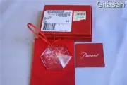 BACCARAT Crystal Snowflake Ornament Numbered UNICEF Rare Christmas Boxed Retired