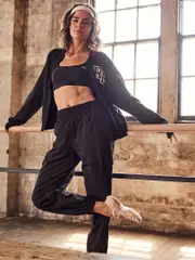 Running Bare Cargo Pants. Womens Relaxed Workout Pants.