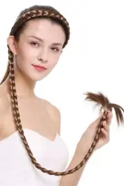 Hair Piece Braid An Headband Super Long Costume Light Brown 95 CM N1038-12
