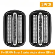 2PCS For Braun Razor Blade 32B 3 Series Shaver Replacement Foil Head Part Cutter