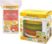 EDISONmama Mama Rice Tsukute, Versatile Silicone Tray Set